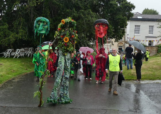 Arrival at Pilton House